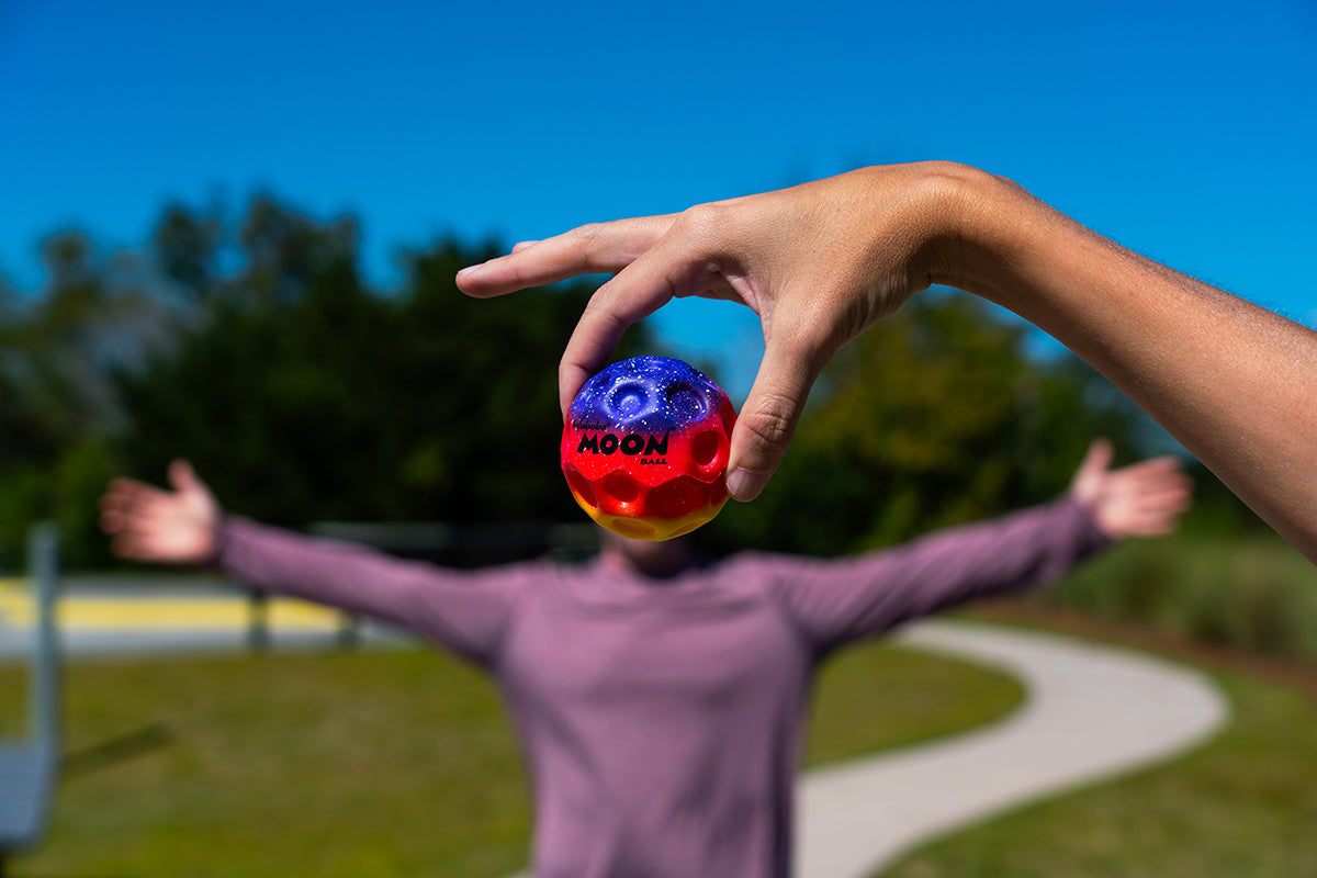 スポルティーヴォ/ミディアム/アッチャイオブルー Waboba Moon Ball | The Original Highest Bouncy Ball on Earth